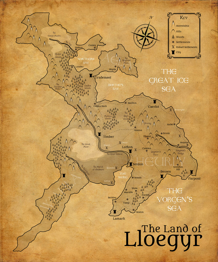 The Land of Lleogyr: The Continent