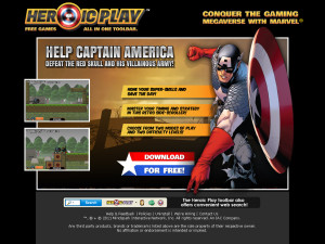 Capt America Landing Page