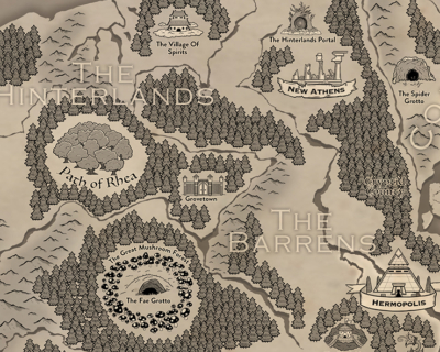Enchanted Wilds Map