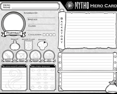 MYTHO Hero Card